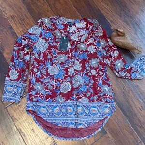 NWT Lucky Brand blouse size xs